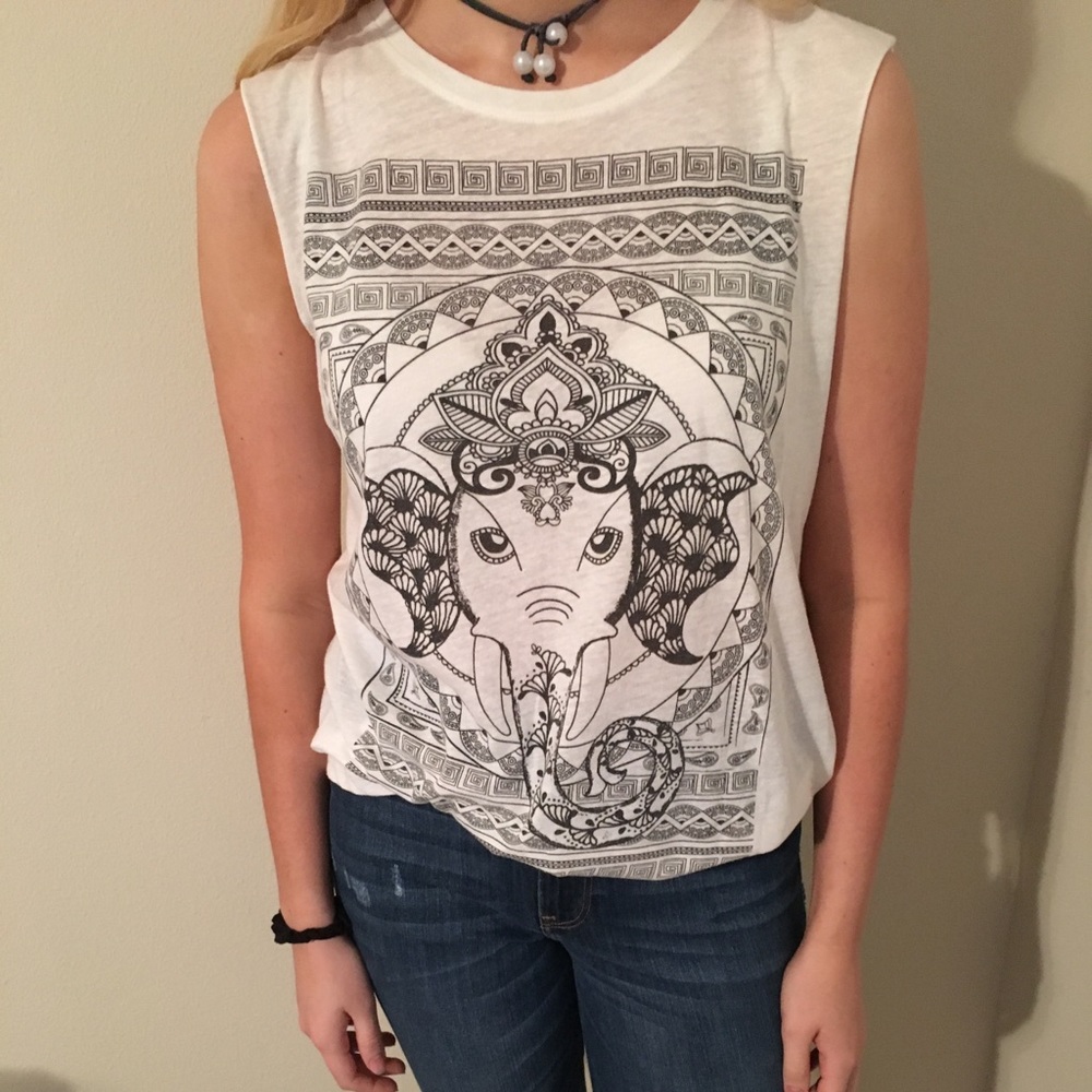 Boho/ Indie Ganesh Tank Top